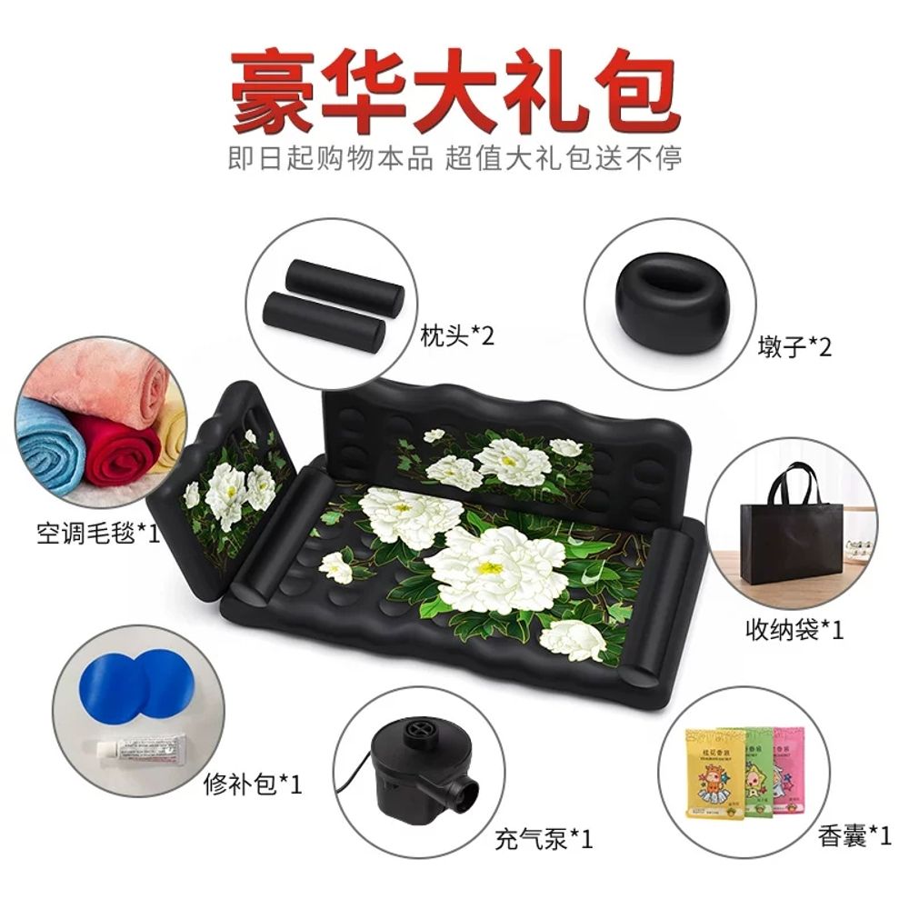 뒷자석 승용차에어매트 베개 차박용에어매트 기본형 - 상세 이미지 5