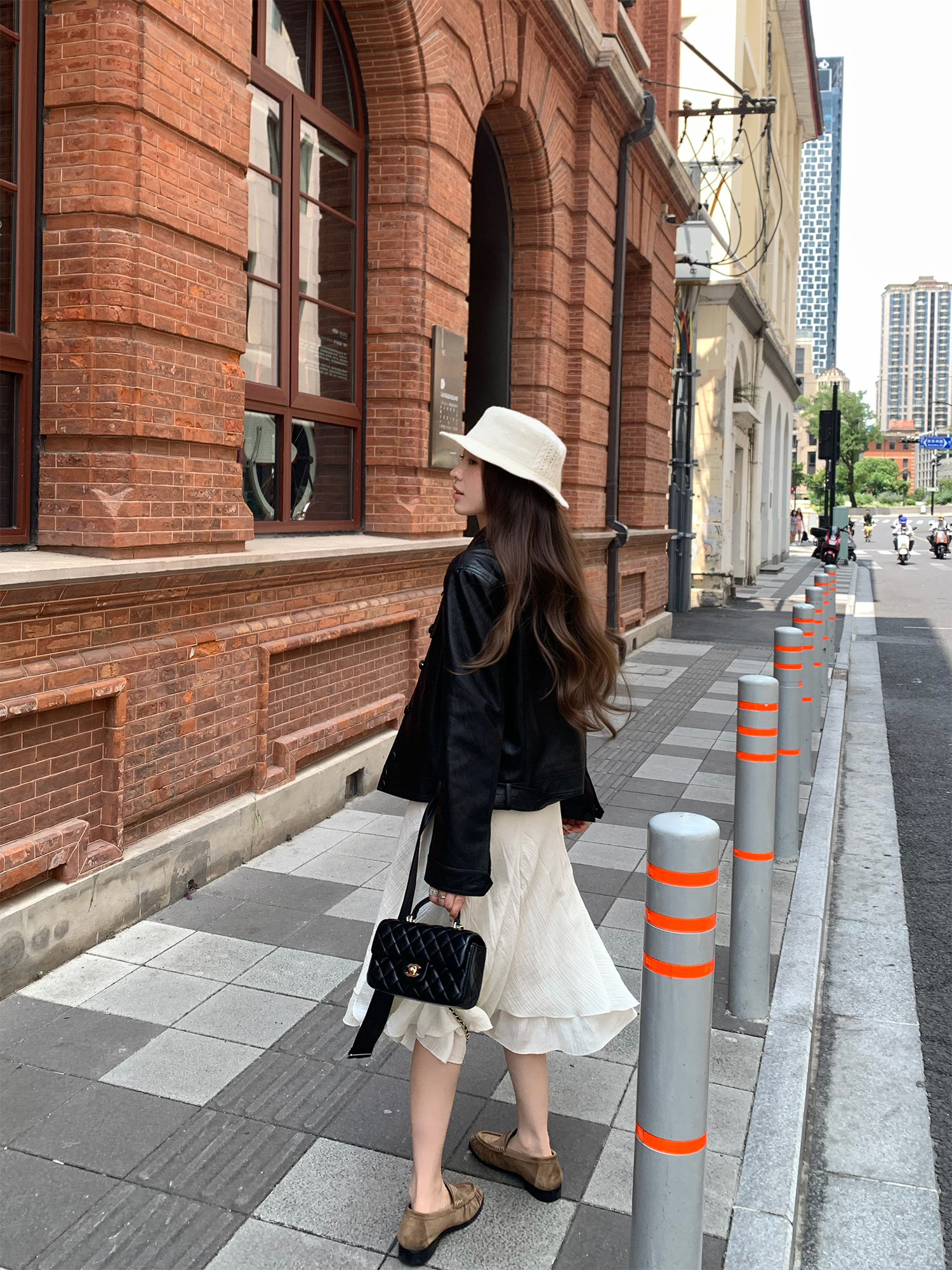 Hhyii A라인 여성 스커트 플레어 리오셀 미디스커트 - 상세 이미지 4