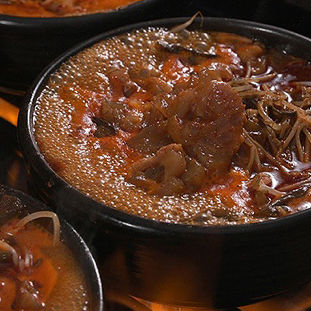에드워드권 한상궁중 얼큰 한방 도가니 전골 5팩 얼큰전골 스지 보양식 진한국물 사골육수 - 상세 이미지 4