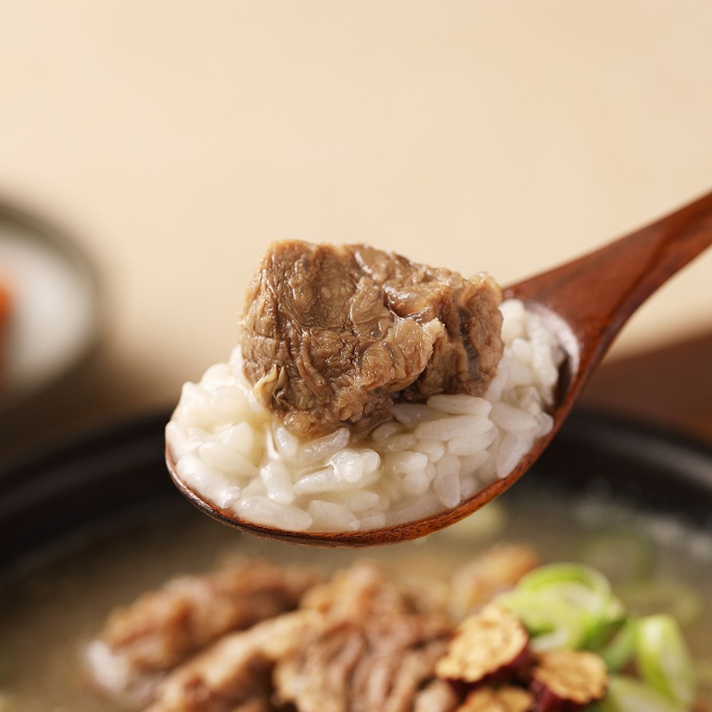 [푸딩픽] 뼈없는 순살 갈비탕 1인분 140g 진한 국물 즉석국 탕 밀키트 보양식 - 상세 이미지 4