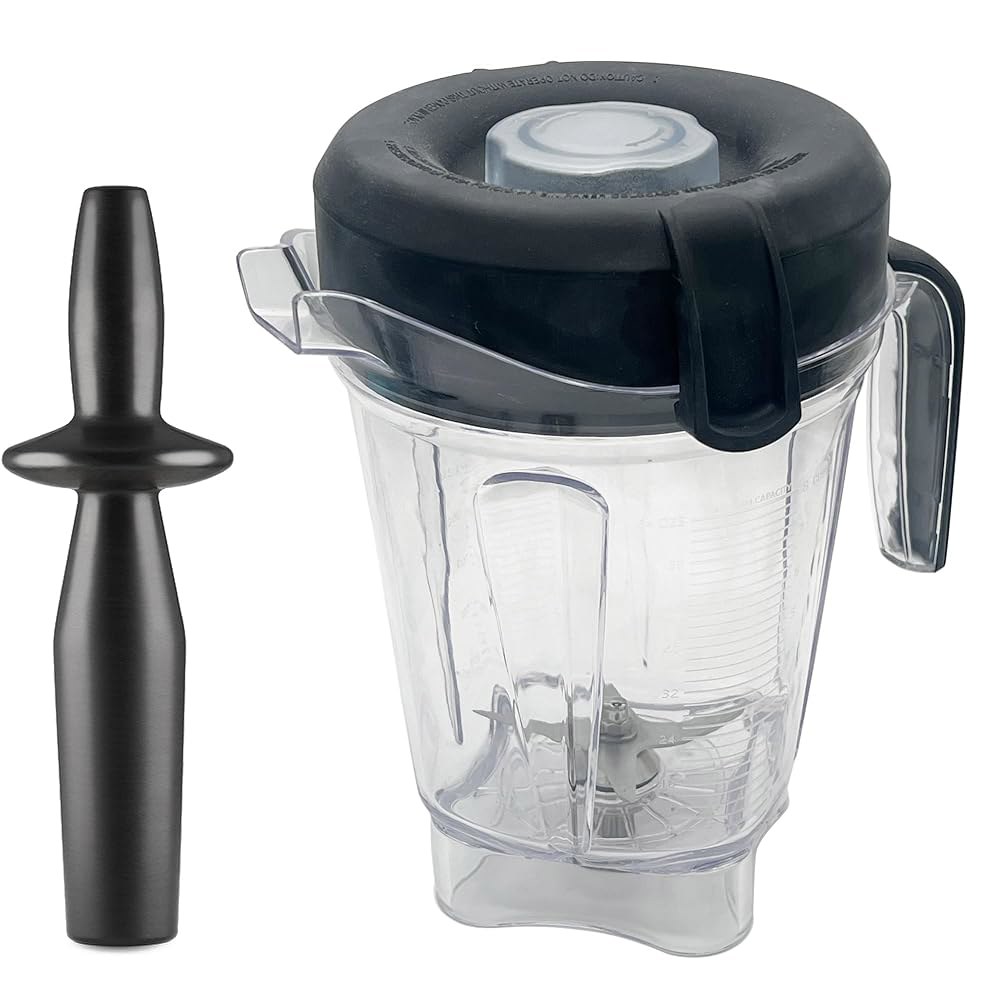 교체용 피처 64oz 저프로파일 블렌더 컨테이너, 크로스 블레이드 및 탐퍼 포함, Vitamix Classic G /C /Commercial /Explorian 시리즈 블렌더(52 - 상품 이미지