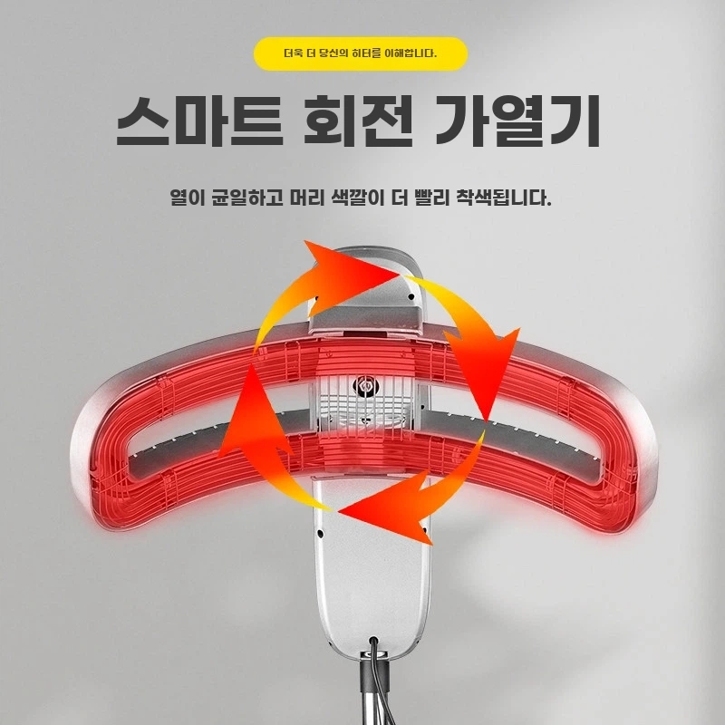 미용실 스탠드형 열처리기계 스피드펌 셋팅기 리모컨 기본형 - 상세 이미지 2