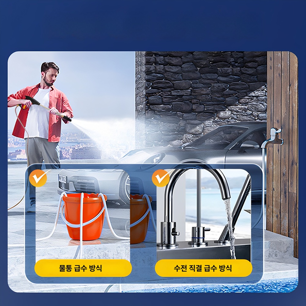 고압세척기 가정용 세차 바닥청소 220V 3800W - 상세 이미지 3