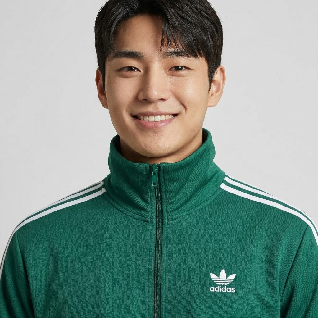 [국내매장판] 아디다스 오리지널스 베켄바우어 남성 트랙탑 클래식 집업 져지 그린, XL - 상세 이미지 3