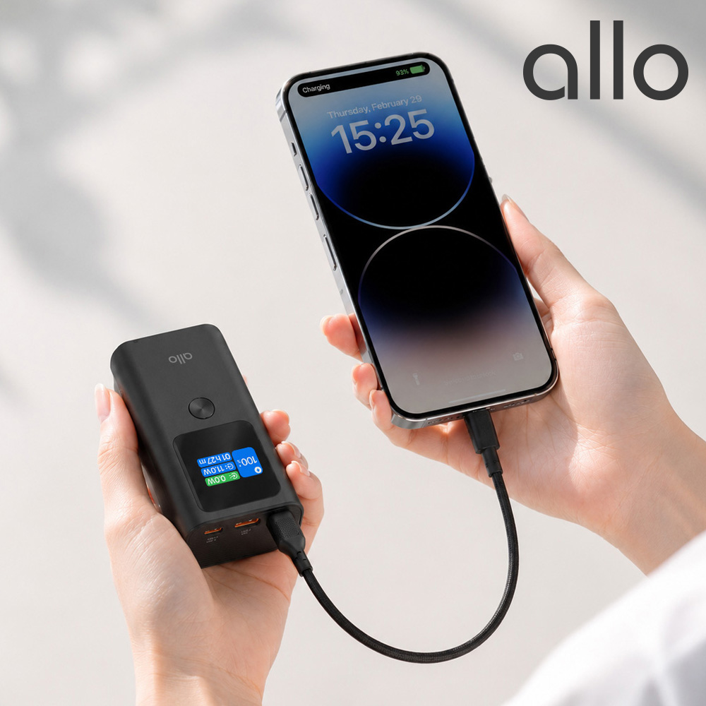알로코리아 LCD 55W 초고속충전 보조배터리 10000mAh 1002PPS - 상세 이미지 4
