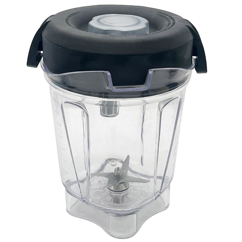 교체용 피처 64oz 저프로파일 블렌더 컨테이너, 크로스 블레이드 및 탐퍼 포함, Vitamix Classic G /C /Commercial /Explorian 시리즈 블렌더(52 - 상세 이미지 2