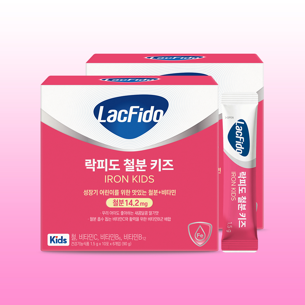 락피도 철분 키즈 60포, 2개 - 상품 이미지