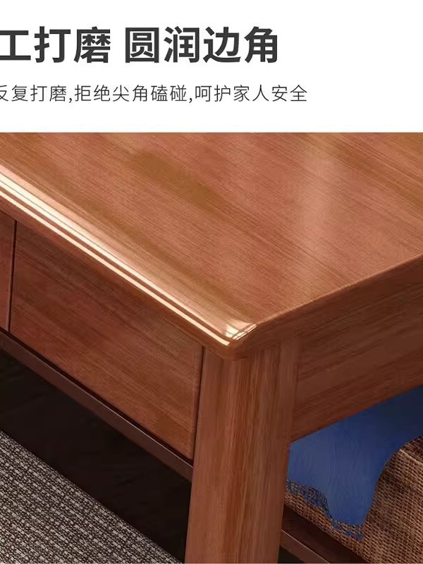 폭좁은 슬림 테이블 거실 원목 독서 틈새 보조 책상 100x45x75 - 상세 이미지 4