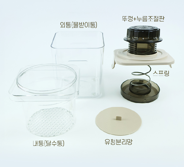 물없는오이지 오이짤순이국산 꾹짜요 야채탈수기 음식물짤순이국산 - 상세 이미지 4