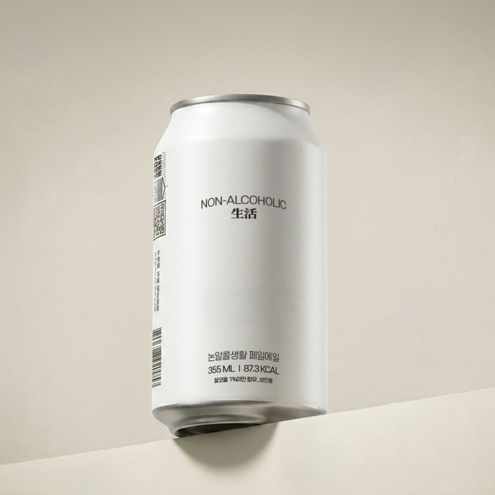 [정기구독] 생활맥주 논알콜 생활 페일에일 355ml X 12캔 - 상품 이미지