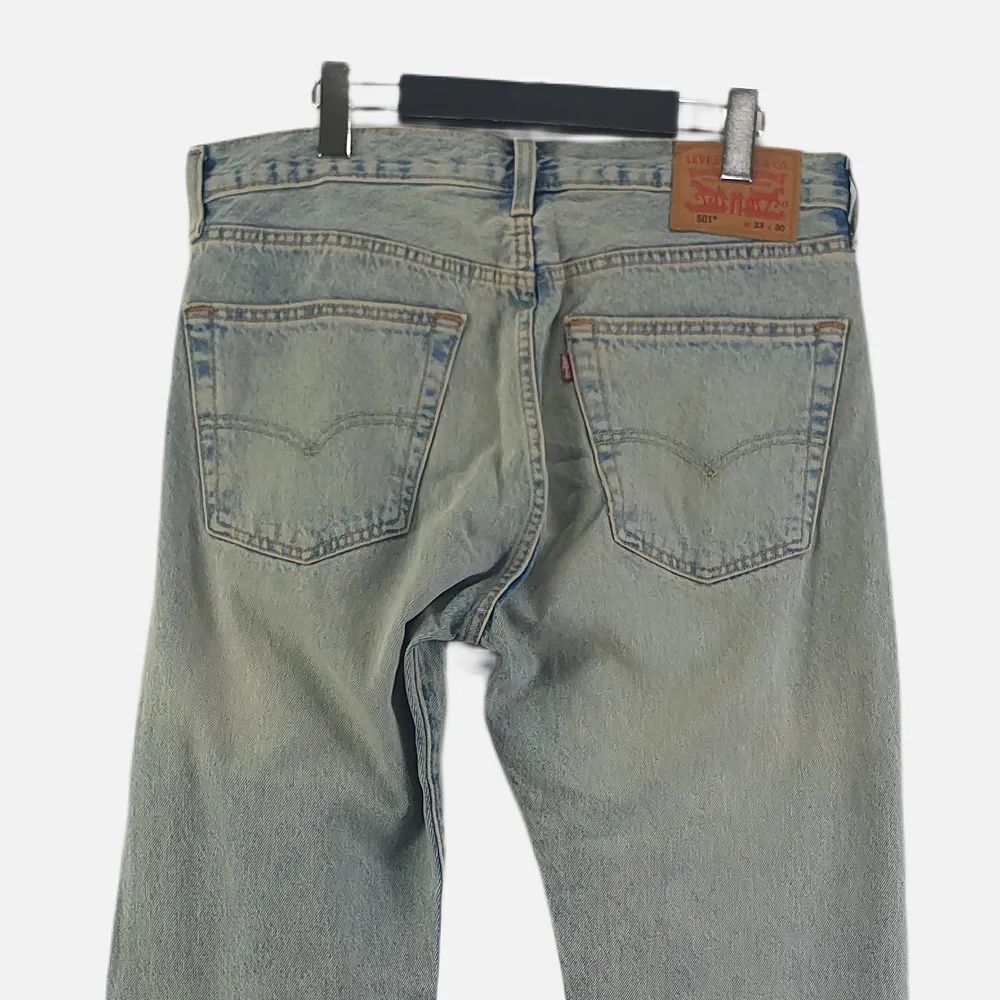 리바이스 블루 남자 W33L30 501 청바지 O3087 - 상세 이미지 5