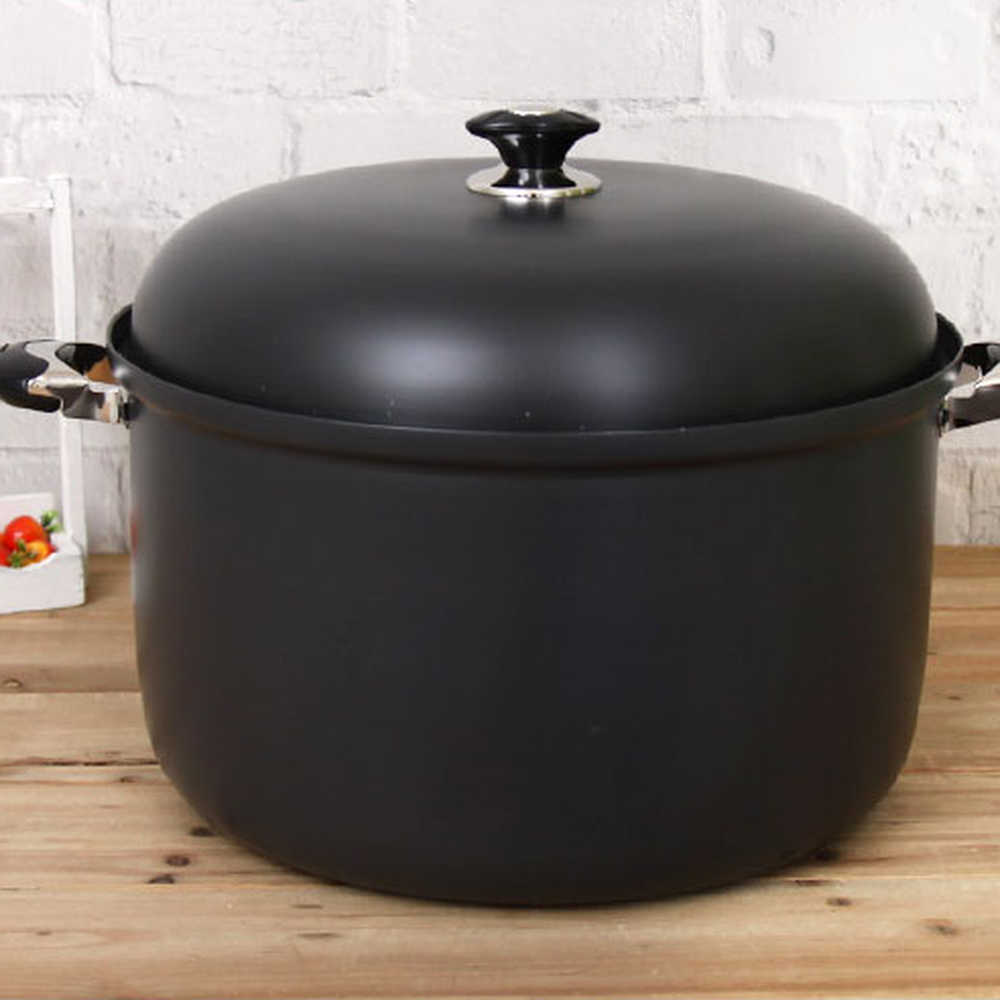 내마모성시간절약찜통 경질처리대용량곰솥 눌어붙음방지음식조리곰통 40cm - 상세 이미지 3