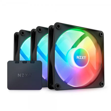 NZXT NZXT F120 RGB CORE (컨트롤러/3팩, 블랙)