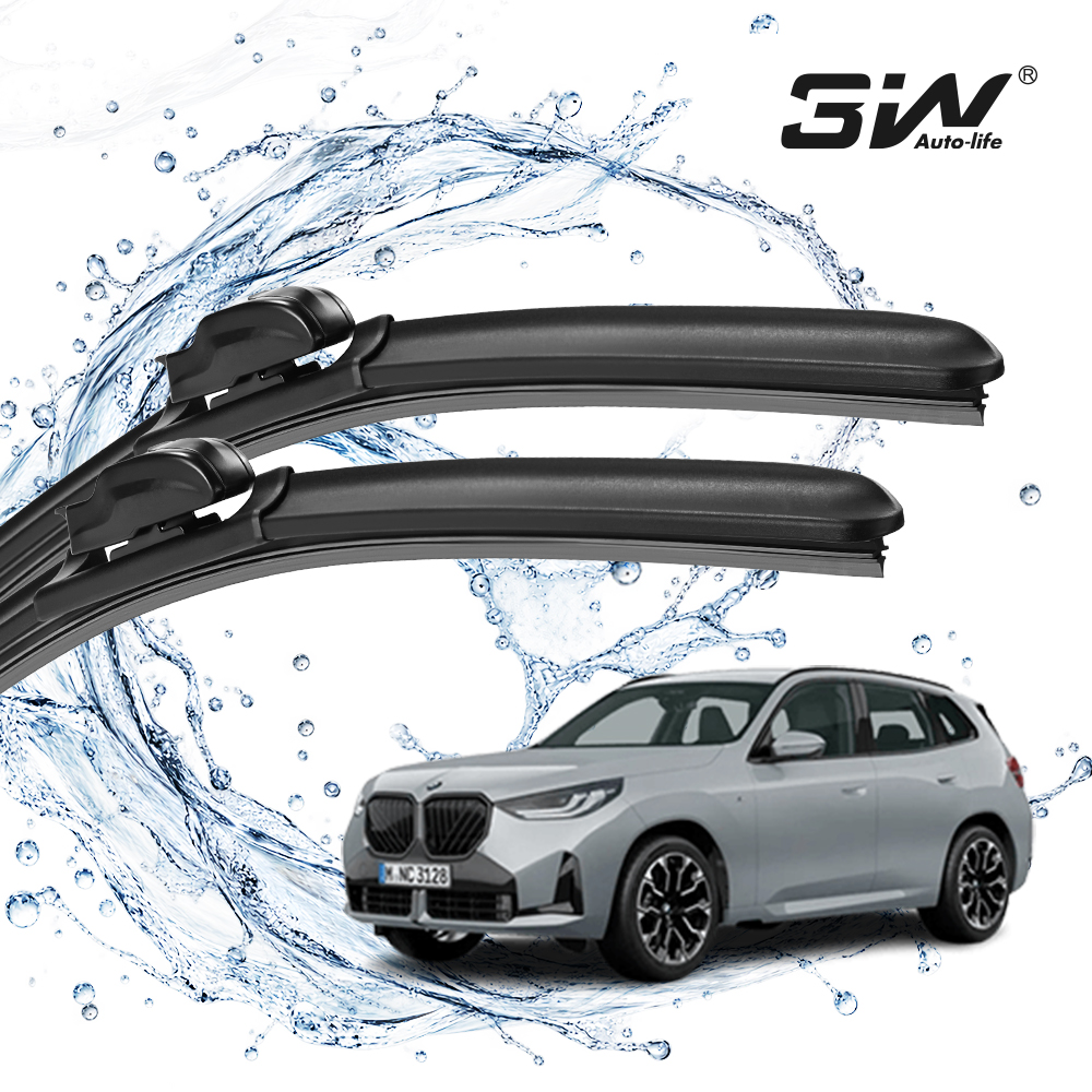 3W BMW X3 와이퍼 실리콘 발수코팅 무소음 F25 G01 F97 G45 - 상품 이미지