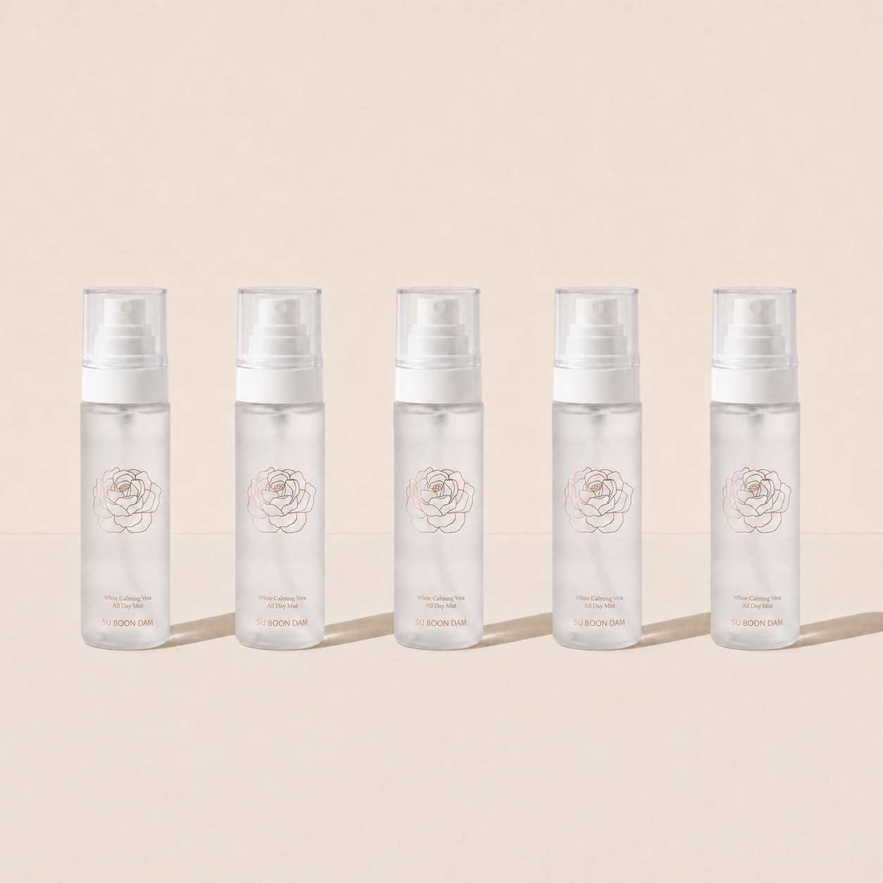 [피부결정돈] 꼼블리앙 수분담 화이트카밍 베라 미스트 광채 수분 히알루론산 진정 100ml, 5개 - 상품 이미지