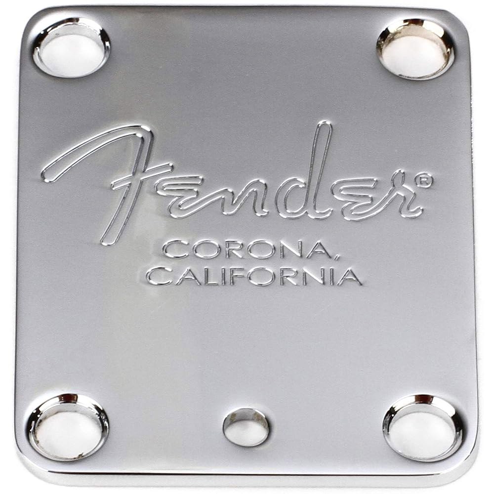 펜더 스탠다드 기타 넥 플레이트, 크롬 Fender - 상품 이미지