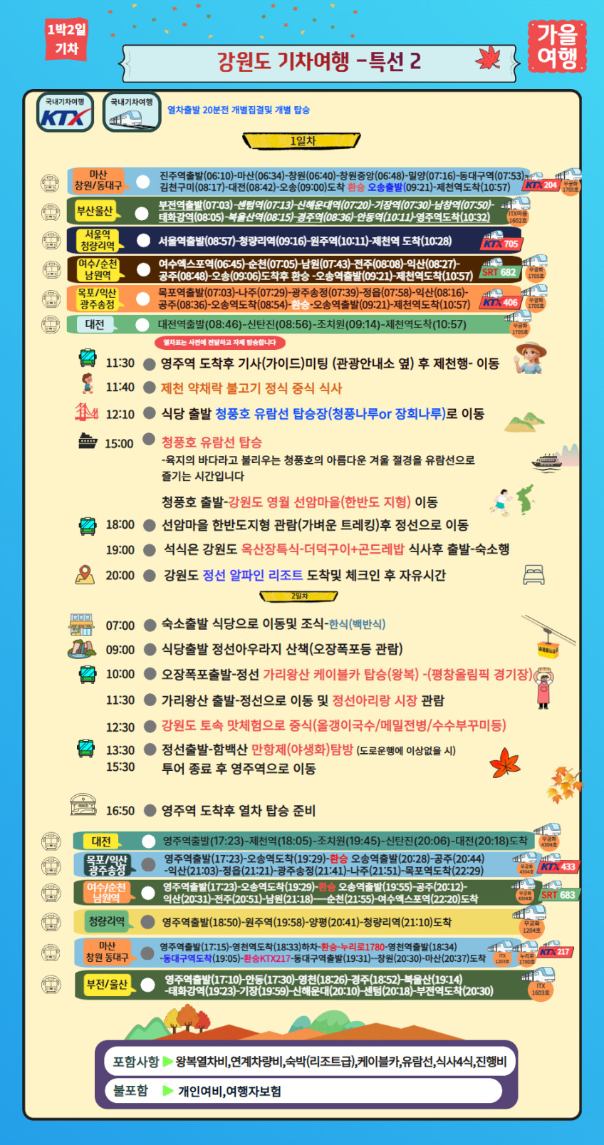 청풍호 유람선&영월 청령포 단종 유배지/정선가리왕산 케이블카/포레스트 1박2일 판매처 상세 정보 이미지 2
