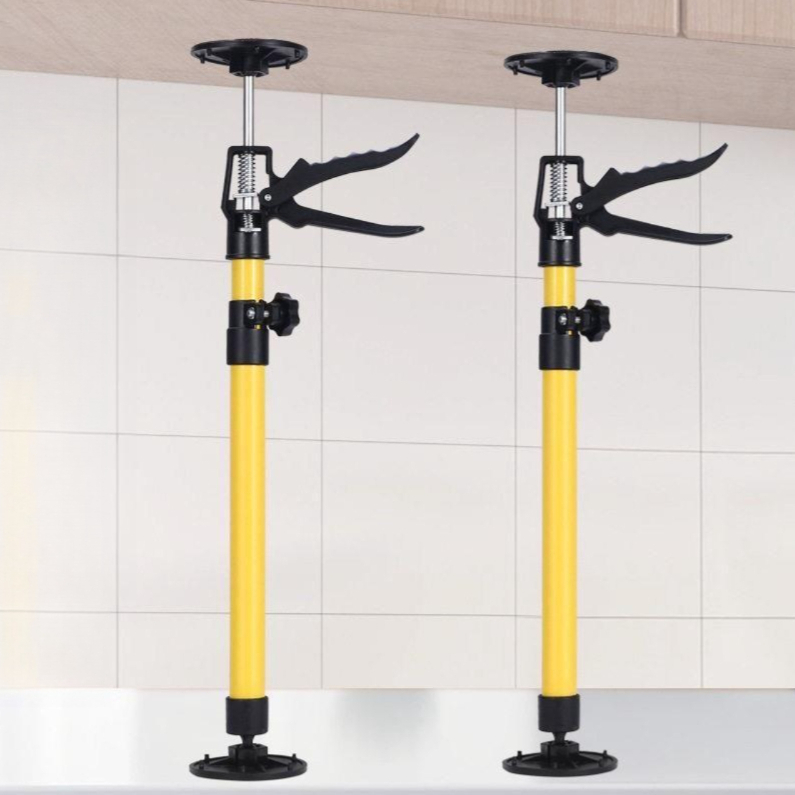 천정 지지대 석고보드 받침대 작업 보조 숏 30cm 59cm 옐로우 - 상품 이미지