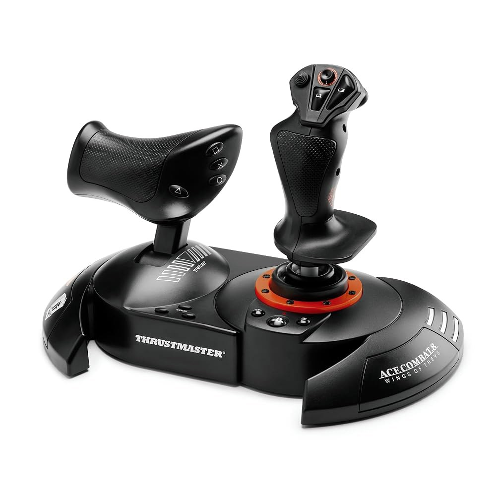 스러스트마스터 T.FLIGHT HOTAS NEO ACE 컴뱃 진동 오브 스로틀 에디션 라이선스 공식 - 더브 PC 조이스틱 피드백이 및 시뮬레이션 PS4, PS5, 윙 8 컨트롤러 - 상품 이미지