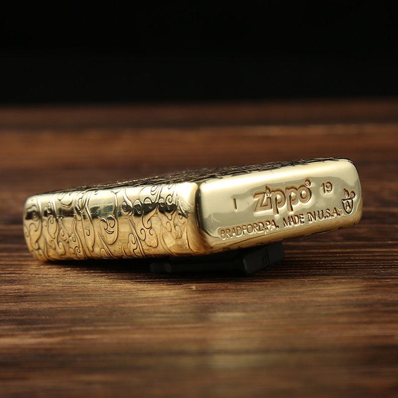 ZIPPO 오일 라이터 순동 아머 용등사해 용무늬 - 상세 이미지 4