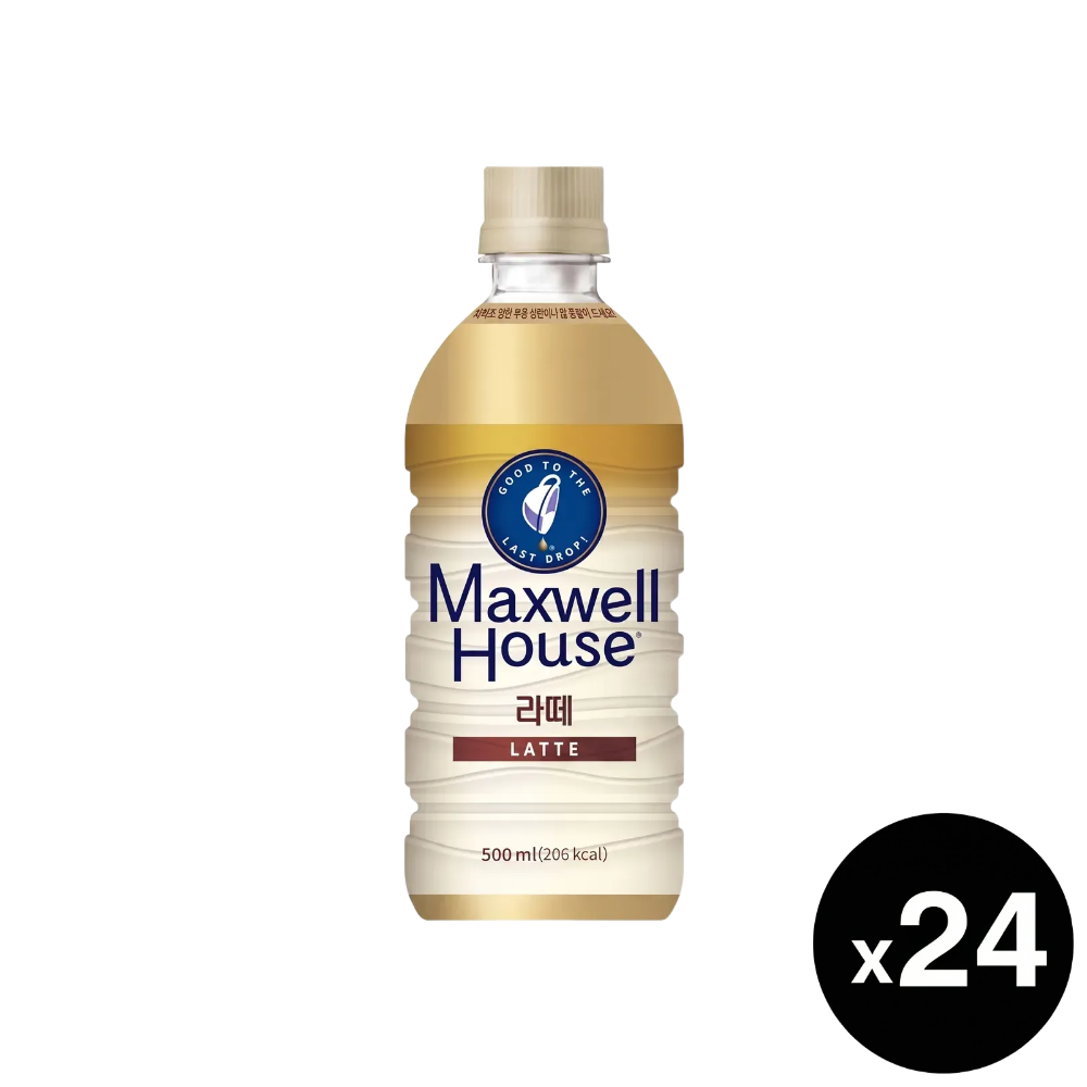MH 맥스웰 하우스 라떼 500ml x 24개 커피음료 - 상품 이미지