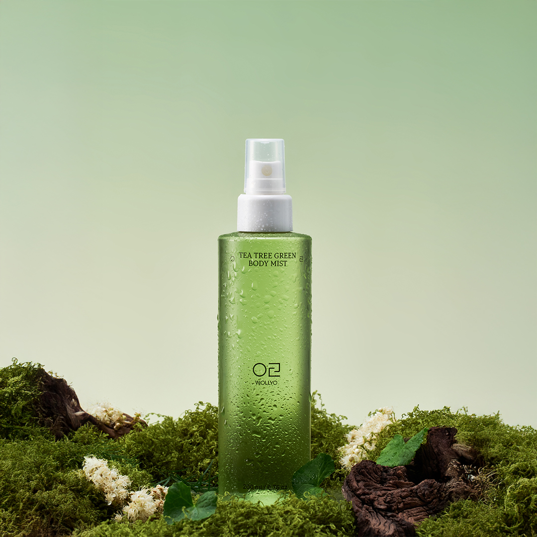원료공방 티트리 그린 등드름 바디미스트 200ml 몸드름 가드름 등드름 바디스프레이 - 상품 이미지