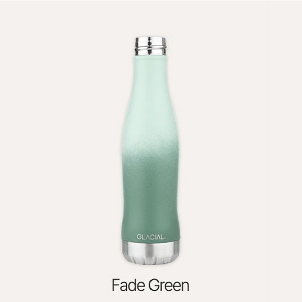 그립감좋은 슬림한 텀블러 보온보냉 400ml, 그린 - 상품 이미지