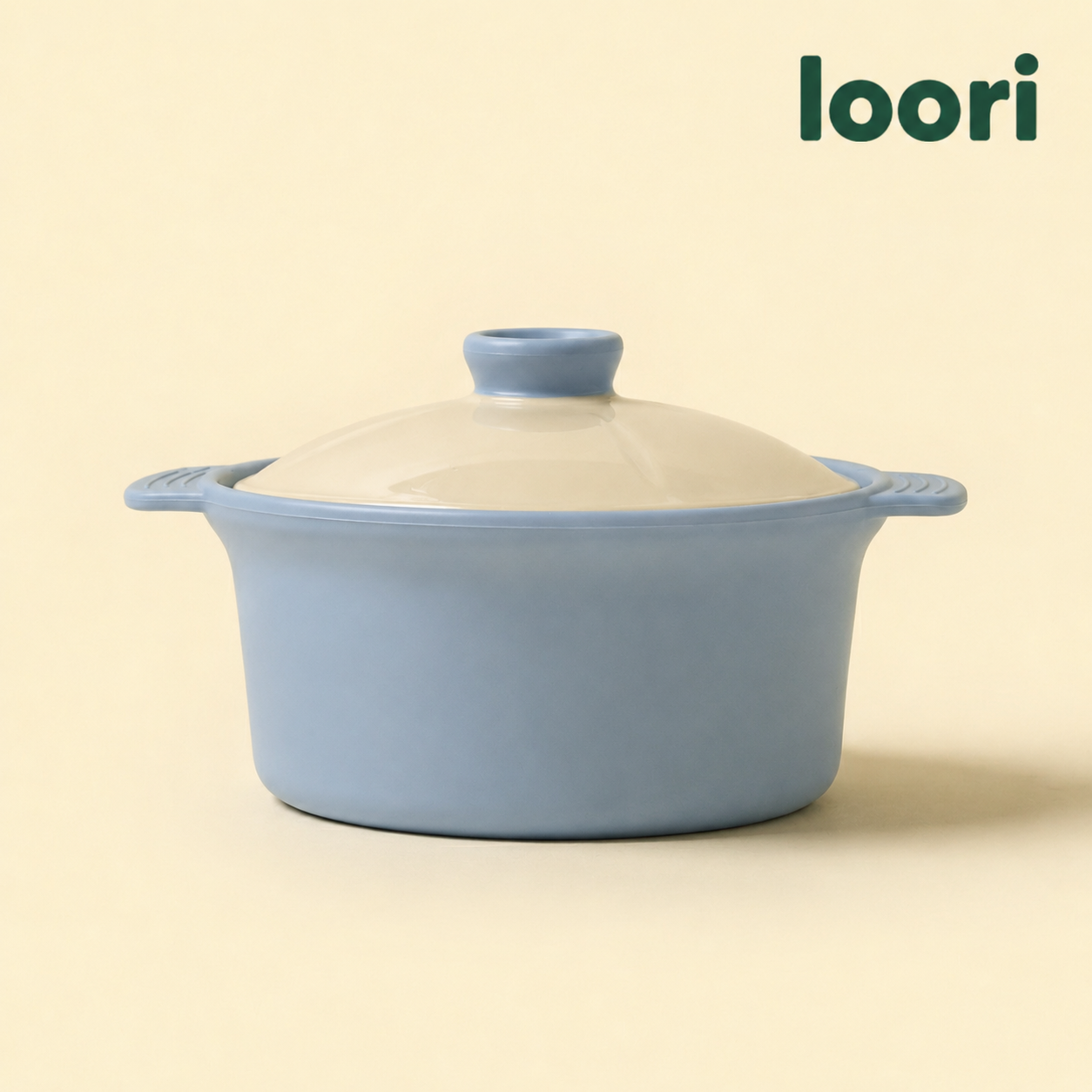 국산 실리콘 전자레인지 찜기 0.8L, 블루 - 상품 이미지