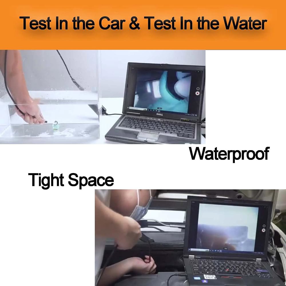 Autel MV108S MaxiVideo 디지털 검사 카메라 비디오 스코프, 방수 이미저 헤드 포함, 블랙, USB 지원, PC 및 MaxiSys 시리즈 호환(단, 906 제외) - 상세 이미지 3