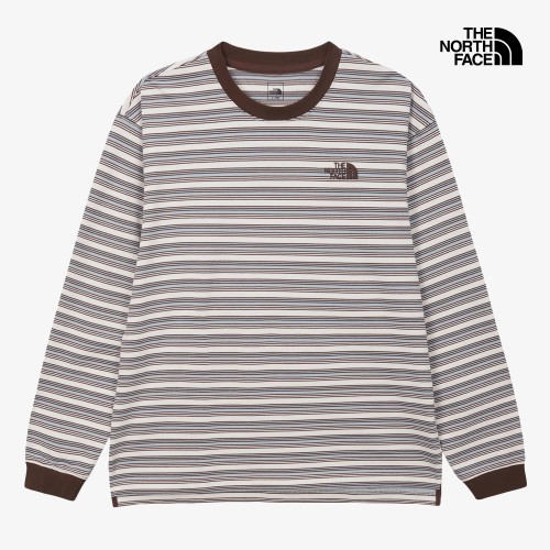 노스페이스 데일리 긴팔티 남성 오버펙 스트라이프 긴팔 티셔츠 NT7TS52C 이미지 7