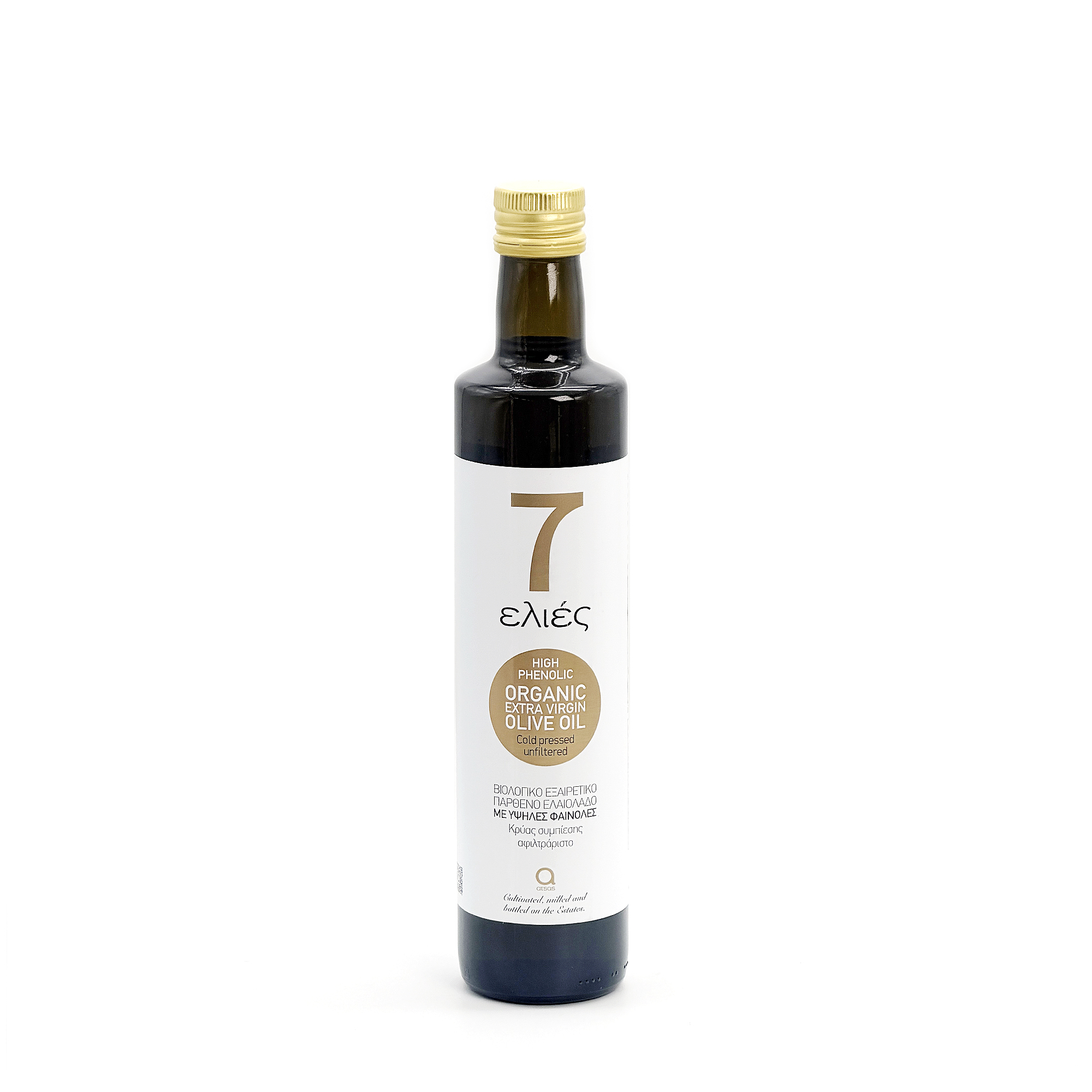 아트사스 에프타 엘리에스 유기농 엑스트라버진 올리브오일 500ml 폴리페놀1700 - 상세 이미지 2