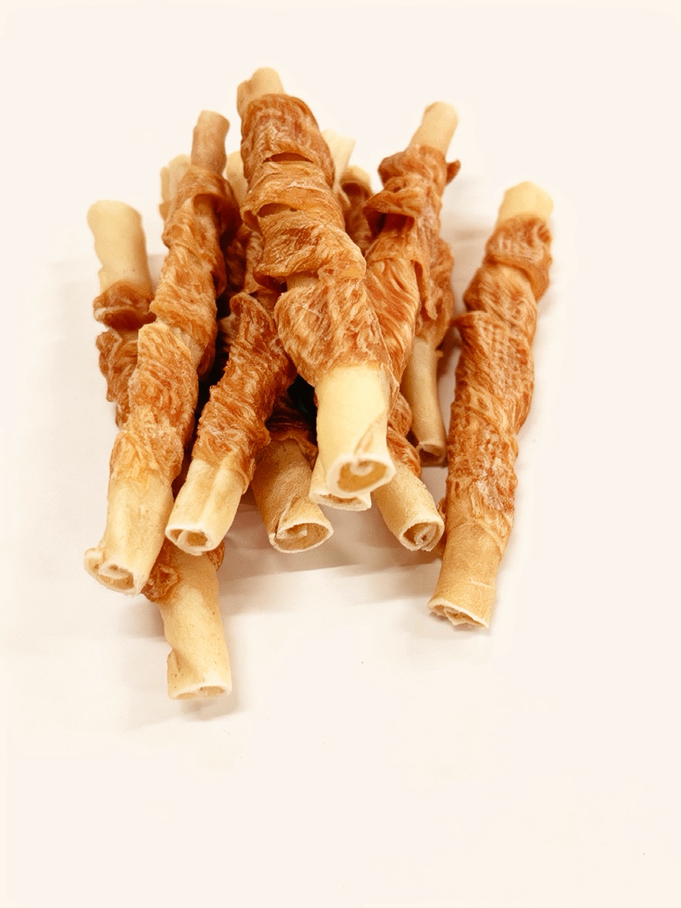 강아지 오래먹는 간식 수제 개껌 한우우피껌 덴탈껌 닭안심회오리츄잉, 35g, 2개 - 상품 이미지