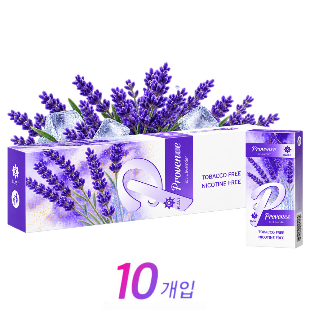 복스니코제로 비타민 허브 담배 스틱 파이프 비타스틱 니코틴 x 타르 x 아이스 라벤더 - 상품 이미지
