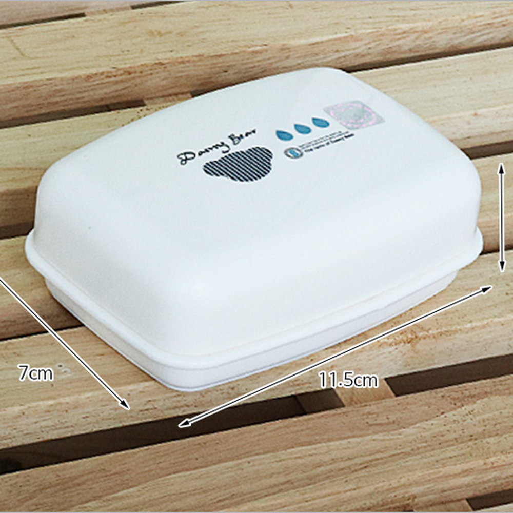 폴리프로필렌샤워부스 콤팩트사이즈욕실정리비누갑 물빠짐구멍세면대용비누케이스 - 상세 이미지 3