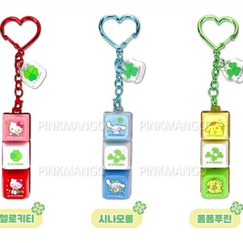 산리오 헬로키티 키링 커스텀 LED 키캡 3구 귀여운 캐릭터 백참 고리 랜덤 이미지 8