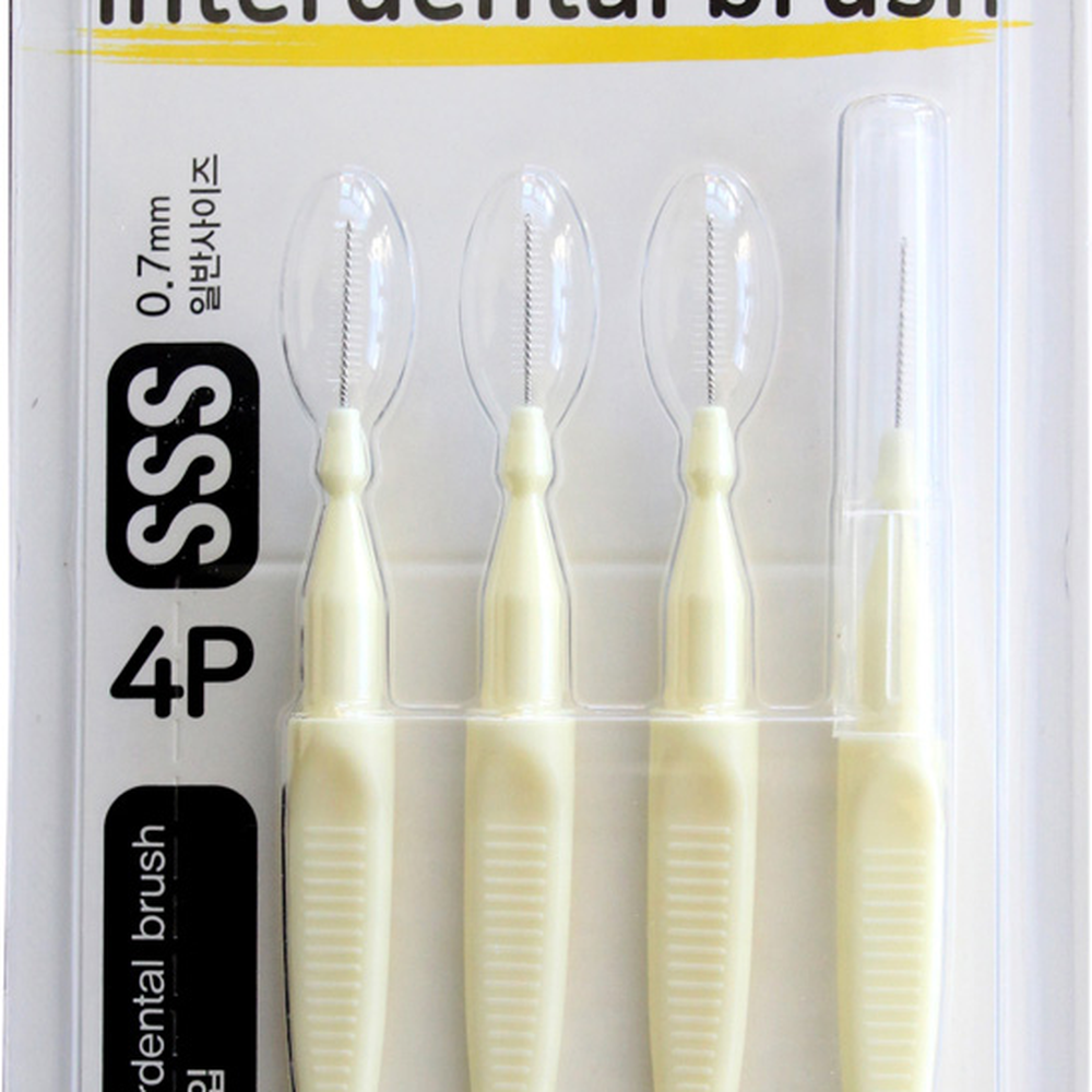 I형치간칫솔 SSS사이즈구강청결치아틈새칫솔 치과관리치아사이솔 4P - 상세 이미지 2