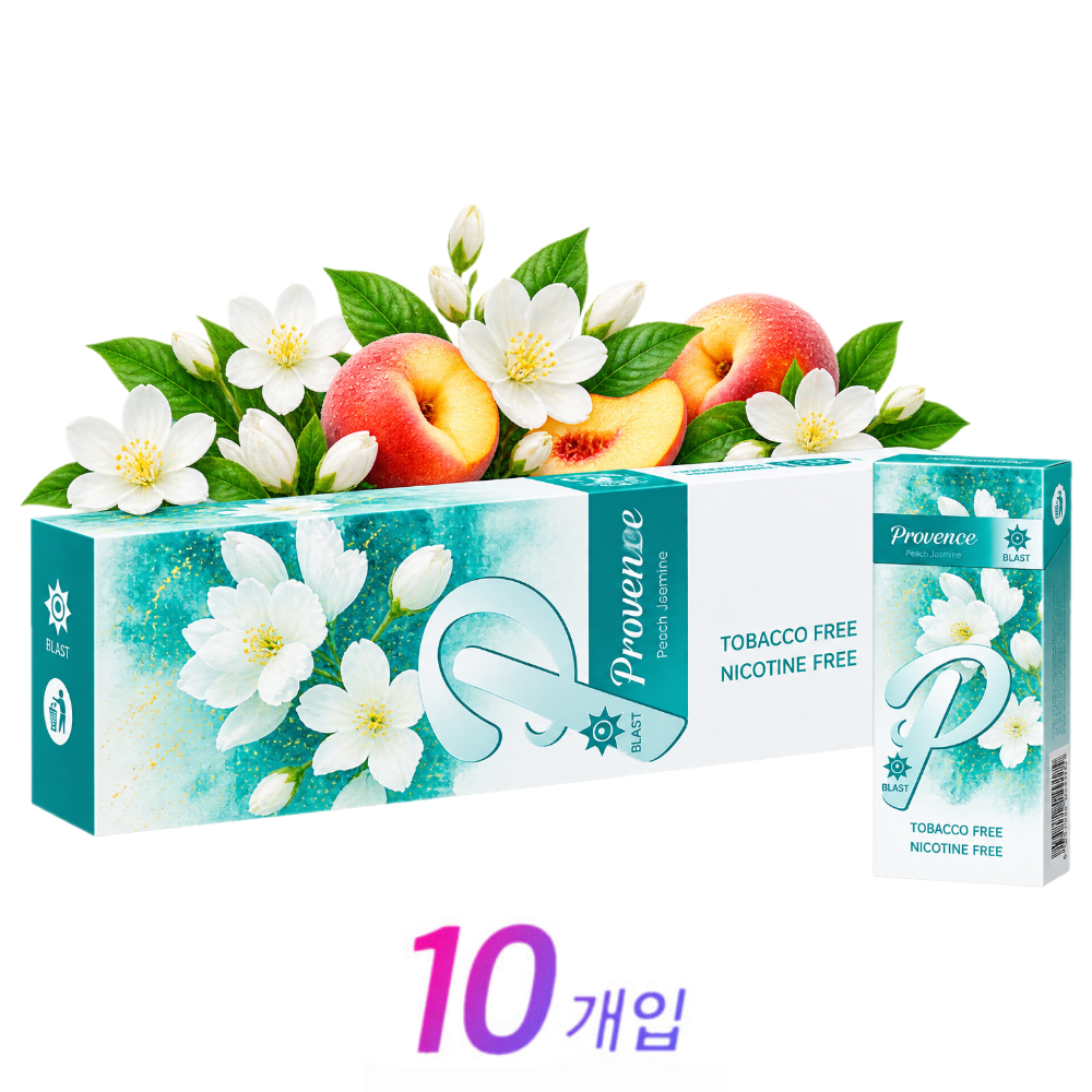 복스니코제로 비타민 허브 담배 스틱 파이프 비타스틱 니코틴 x 타르 x 피치 자스민 - 상품 이미지