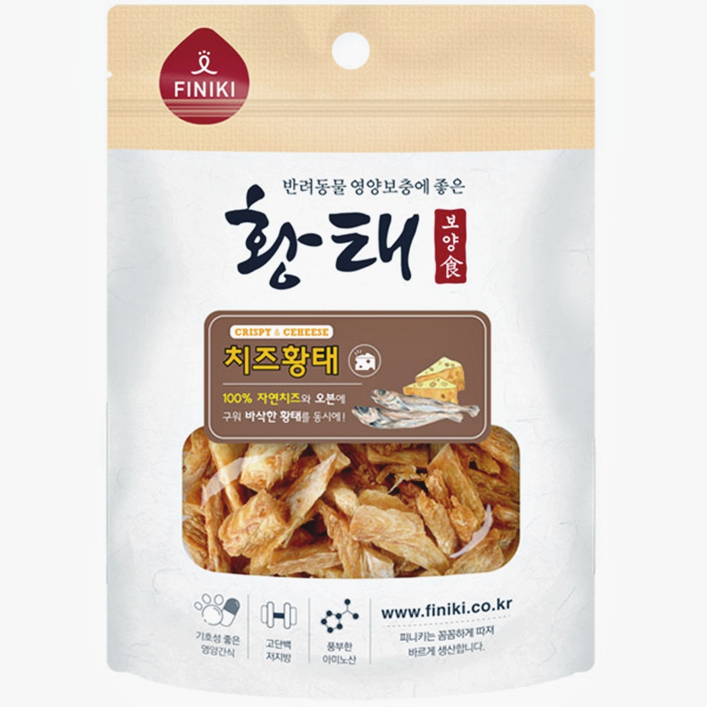[국내산] 피니키 강아지간식 크리스피 치즈황태, 34g, 2개 - 상세 이미지 2