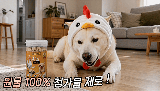 [국내산] 견생진미 고양이 강아지 동결건조 간식 치킨트릿, 130g, 2개 - 상세 이미지 3