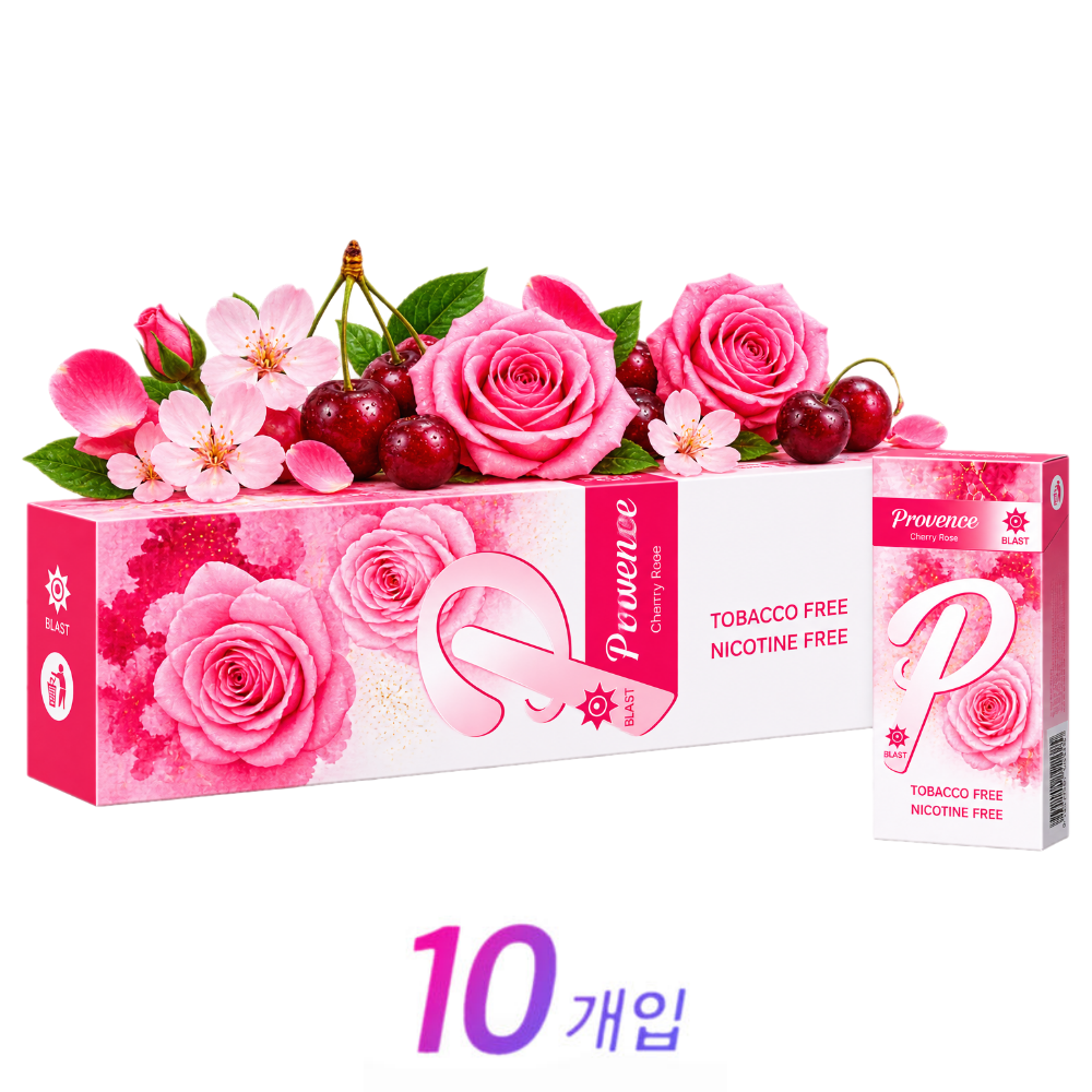 복스니코제로 비타민 허브 담배 스틱 파이프 비타스틱 니코틴 x 타르 x 체리 로즈 - 상품 이미지