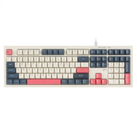 지클릭커 OFFICEPRO OPK50 사일런스 M RGB 무소음 방수 키보드 108 (Havana Cappuccino)