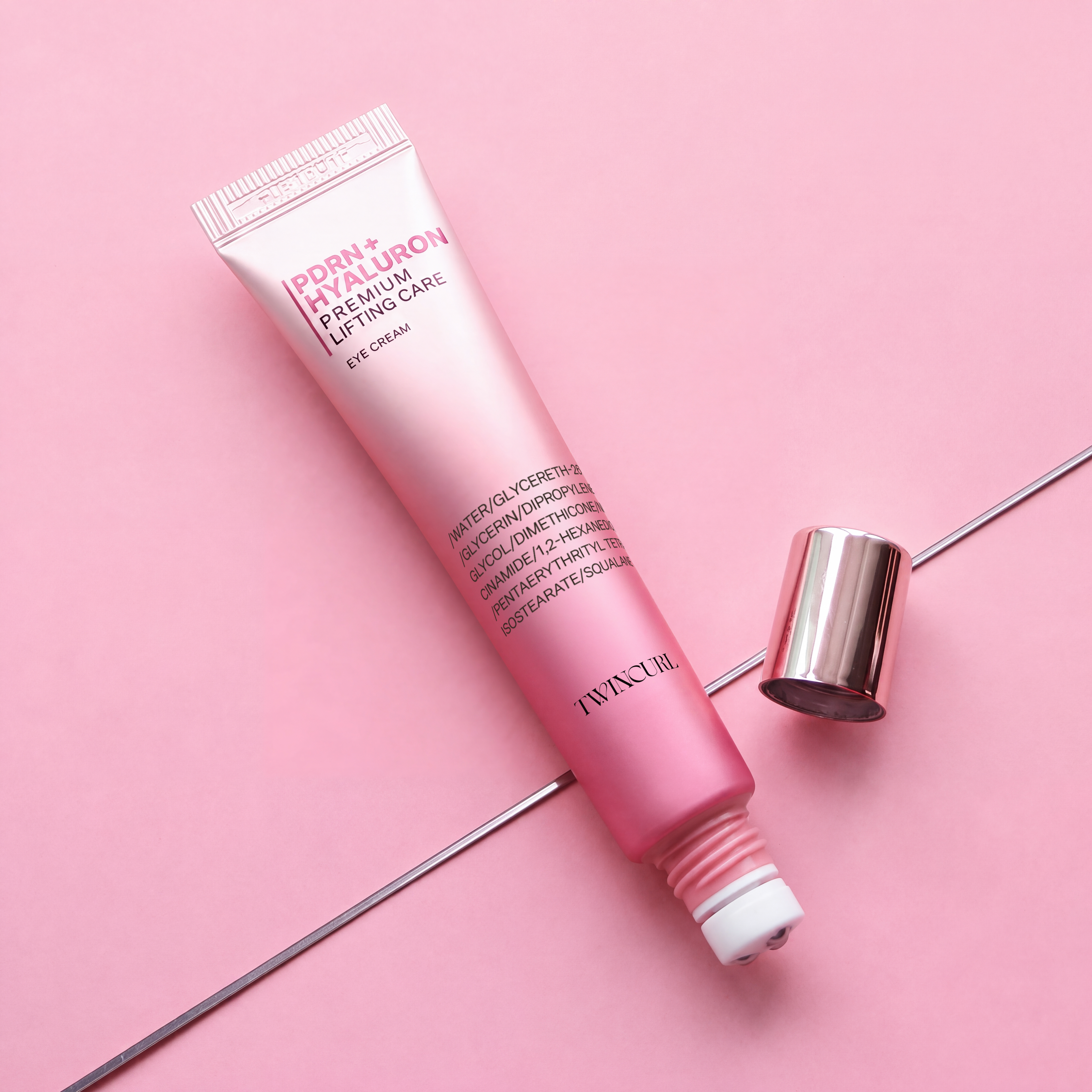 트윙컬 PDRN 아이크림 프리미엄 리프팅 케어 히알루론 롤러타입 아이크림 30ml, 1개 - 상품 이미지
