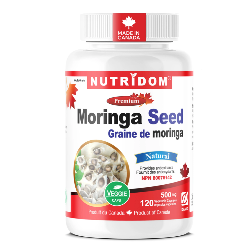 뉴트리돔 모링가씨앗 모링가 추출물 500mg 천연 비타민 미네랄 120캡슐, 1개 - 상품 이미지