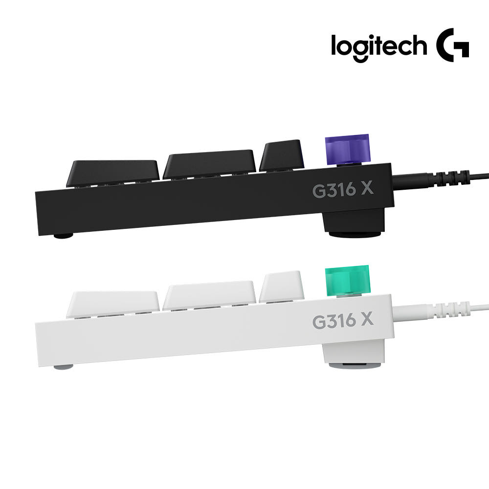 로지텍 G316 X 98 8K LED 도트 디스플레이 게이밍 기계식 키보드 게임용 적축 - 상세 이미지 5