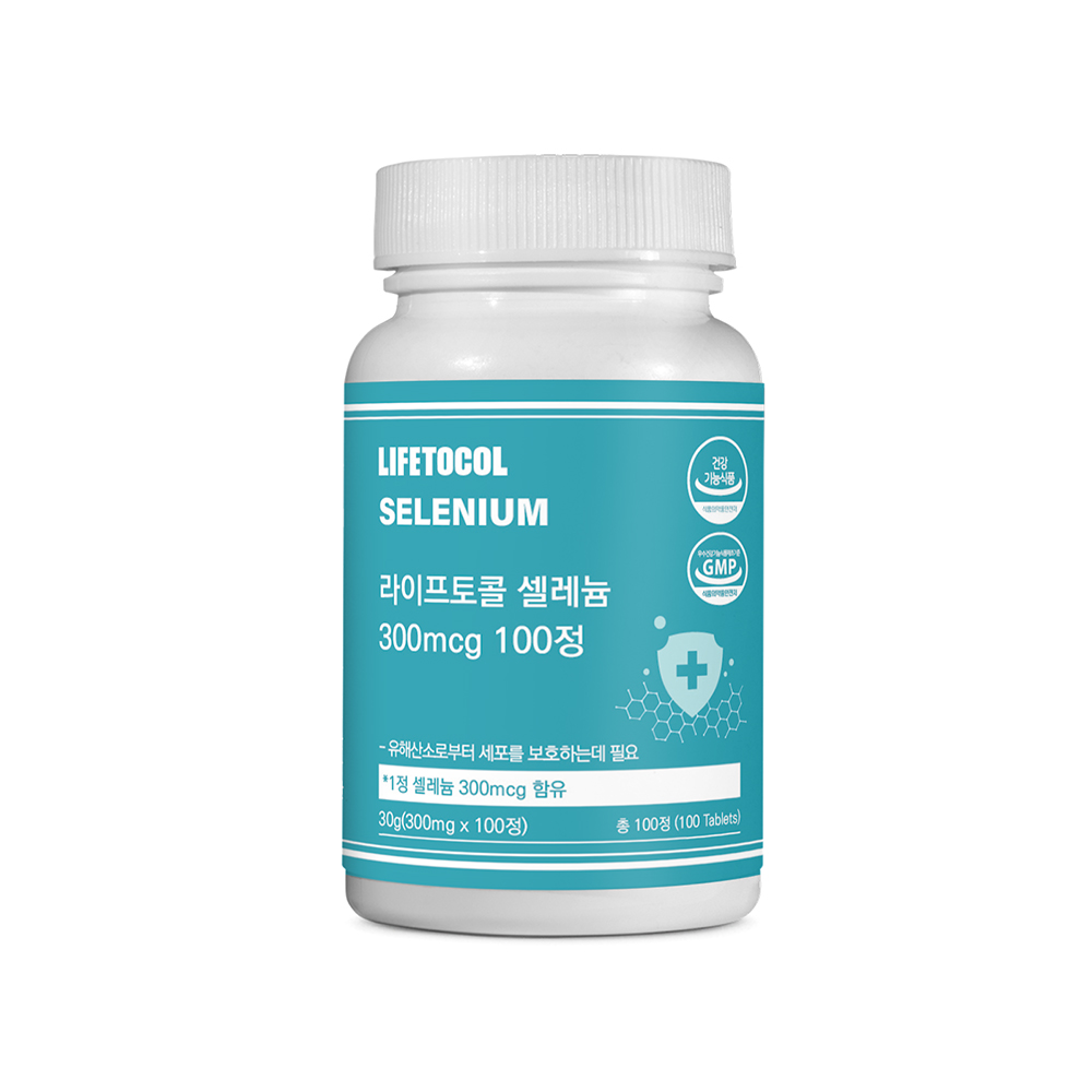 라이프토콜 셀레늄 영양제 300 셀렌 고함량 SELENIUM 100정, 1개 - 상품 이미지