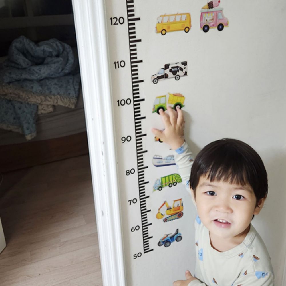 키재기벽보 키재는스티커 시트지 아기 어린이 이미지 7