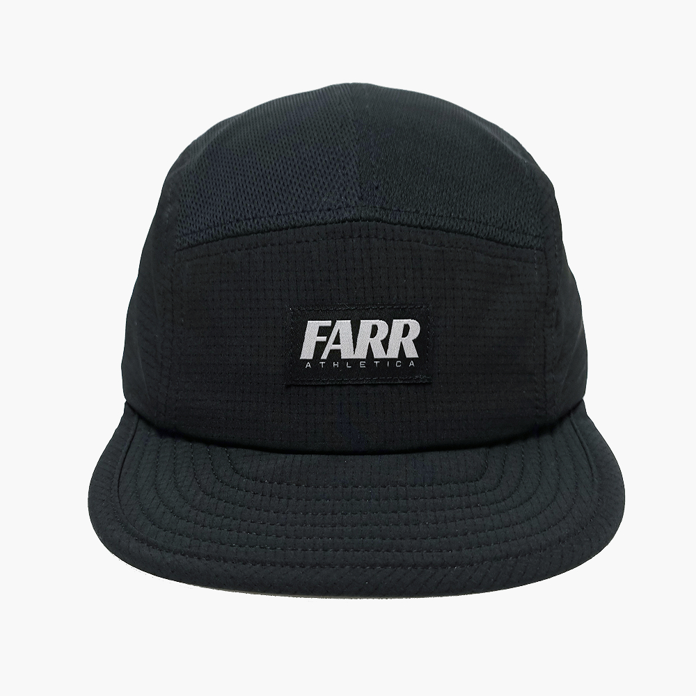 FARR 울트라 캡 V2 DOSAN 트레일 러닝캡 모자 마라톤 등산 경량 블랙 메쉬 숏캡 - 상품 이미지