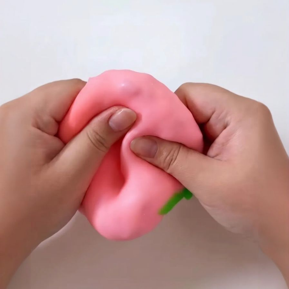 빌리네집 복숭아 크런치 슬랑이 + 커버증정 슬라임 말랑이 스퀴시 이미지 6