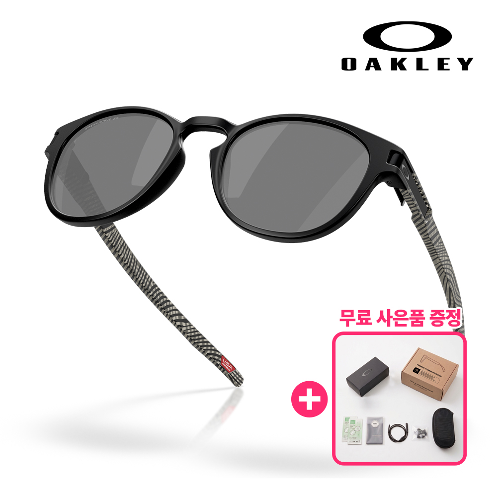 오클리 래치 OO9265 운전 골프 선글라스 74 매트블랙/프리즘 블랙 편광 - 상품 이미지