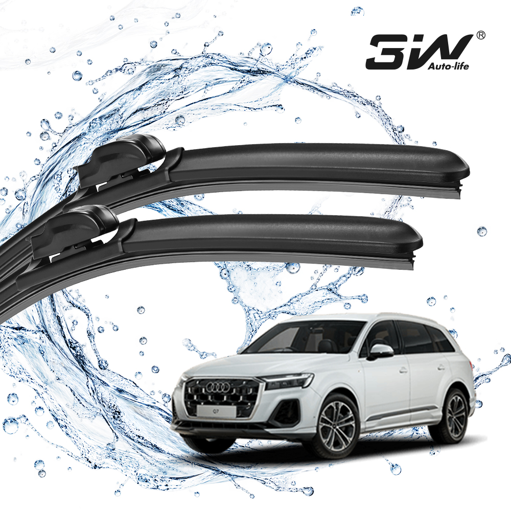 3W 아우디 Q7 SQ7 와이퍼 실리콘 발수코팅 무소음 4L 4M - 상품 이미지